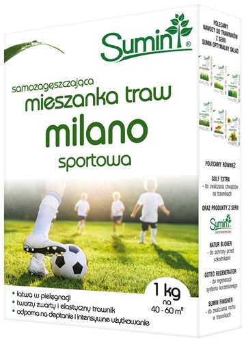 Trawa sportowa Milano samozagęszczająca 1 kg