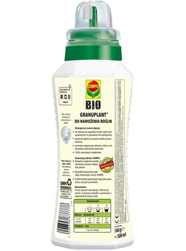 Nawóz do hydroponiki płynny BIO Granuplant 500 ml