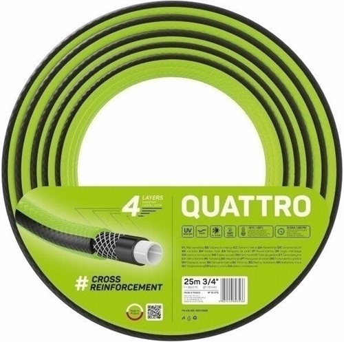 Wąż ogrodowy 4-warstwowy Quattro 3/4" 25 m Cellfast