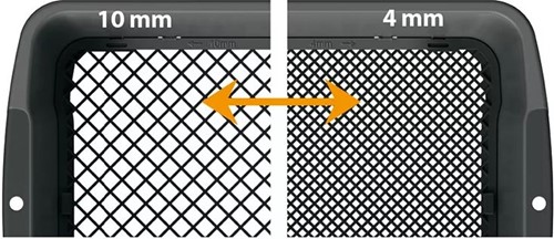 Sito do przesiewania ziemi i kompostu regulowane