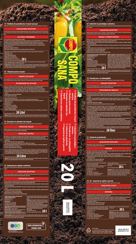 Ziemia do pomidorów i warzyw z kompostem 20 l Compo Sana