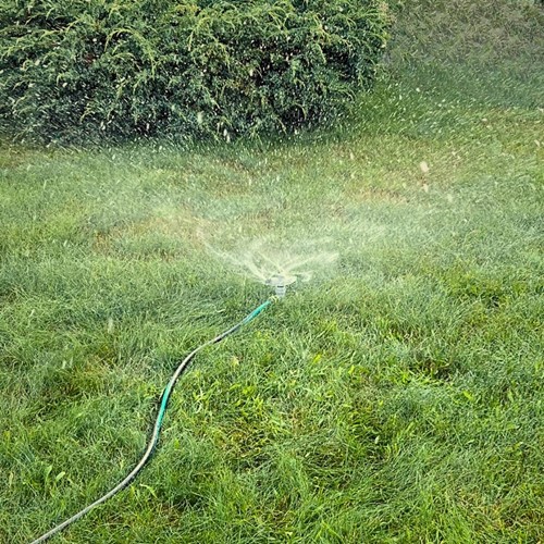 Zraszacz obrotowy 3-ramienny na szpilce Green Star