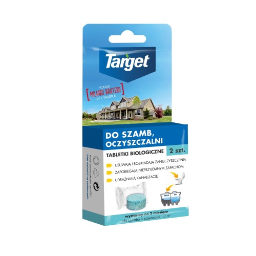 TABLETKI BAKTERIE DO SZAMBA 2 szt. TARGET