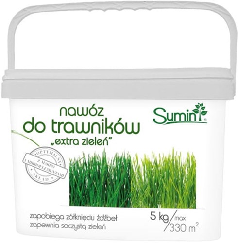 Nawóz do trawników 'extra zieleń' 5 kg Sumin
