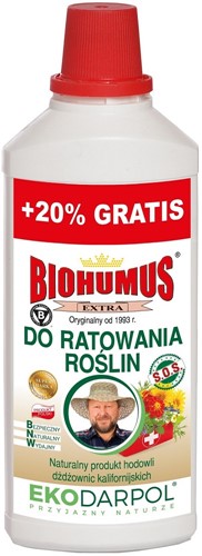Biohumus Extra do ratowania roślin S.O.S 1 l + 20% gratis