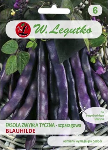 Fasola szparagowa tyczna Blauhilde 10 g