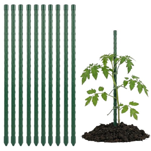 Tyczki PCV zielone 90 cm – zestaw 10 szt. Green Star