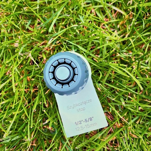 Szybkozłączka do węża ogrodowego z funkcją stop 1/2'