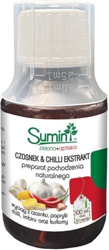 Czosnek & Chilli oprysk na szkodniki 100 ml Sumin