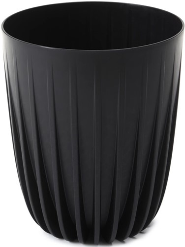 Osłonka z wkładem Mira Eco Recycled Ø 30 cm czarna