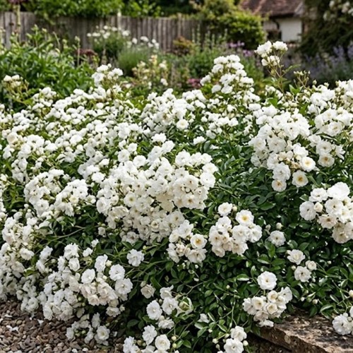 Róża okrywowa The Fairy White sadzonka 1 szt.