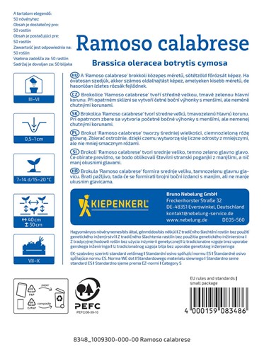 Brokuł Ramoso Calabrese - nasiona