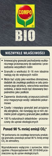 BIO Granuplant do sadzenia roślin 8-16 mm 10 l Compo