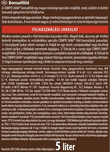 Ziemia do bonsai Compo Sana 5 l