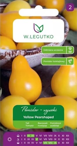 Pomidor gruszkowy żółty Yellow Pearshaped 0,2 g