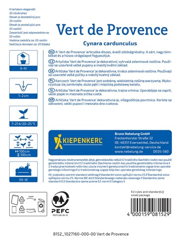 Karczoch zwyczajny Vert de Provence