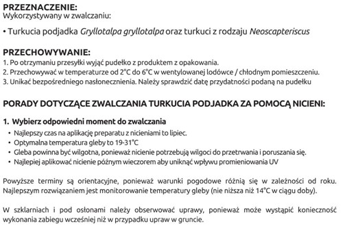 Środek na turkucia - nicienie Turkuć Stoper 25 mln