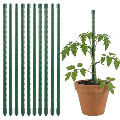 Tyczki PCV zielone 90 cm – zestaw 10 szt. Green Star