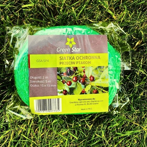 Siatka ochronna przeciw ptakom 2x5 m Green Star