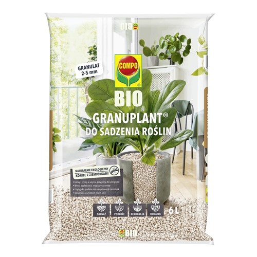 BIO Granuplant do sadzenia roślin 2-5 mm 6 l Compo
