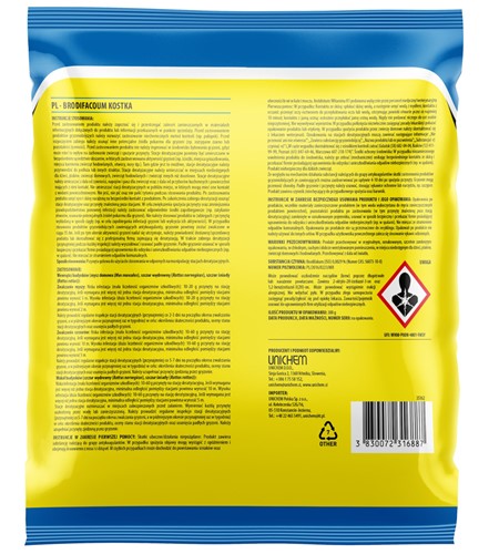 Trutka na myszy i szczury Ratimor Brodifakum kostka - 300 g