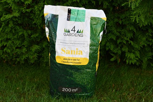 Trawa gazonowa mało wymagająca Sania 5 kg