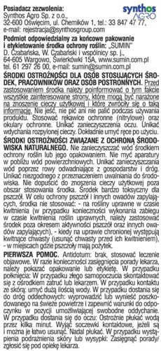 Miedzian Extra 350 SC choroby warzyw i drzew owocowych 10 ml
