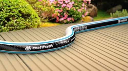 Zestaw Discover -  wózek z wężem 25 m + końcówki Cellfast