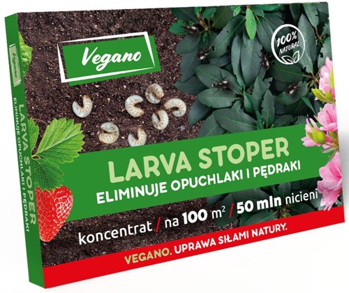 Nicienie na opuchlaki i pędraki Larva Stoper 50 mln Vegano