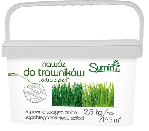 Nawóz do trawników 'extra zieleń' 2,5 kg Sumin
