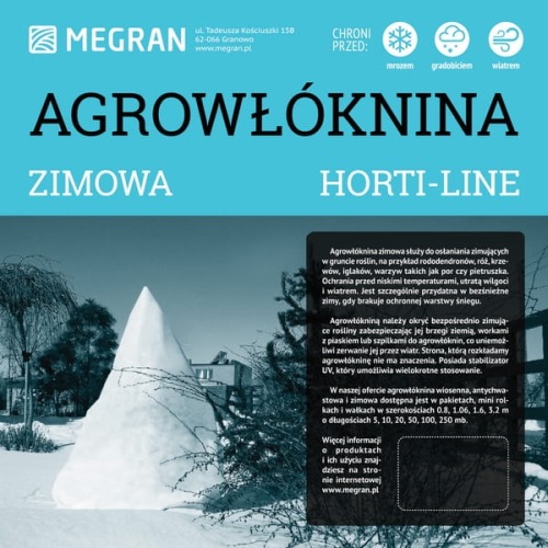 Agrowłóknina zimowa biała HORTI-LINE 3,20 m x 10 mb