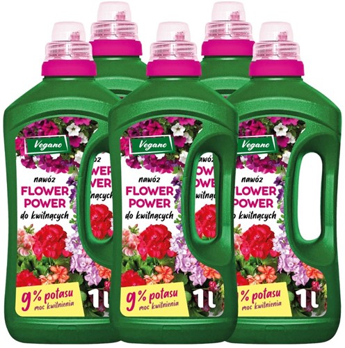 Nawóz w płynie do roślin kwitnących Vegano 5x1 l
