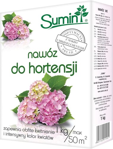Nawóz do hortensji 1 kg Sumin