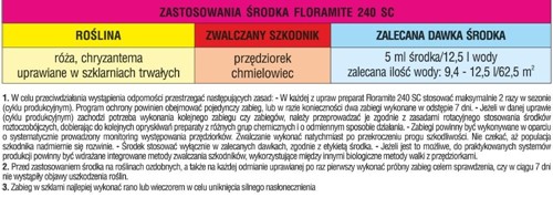 Floramite 240 SC oprysk na przędziorki 5 ml