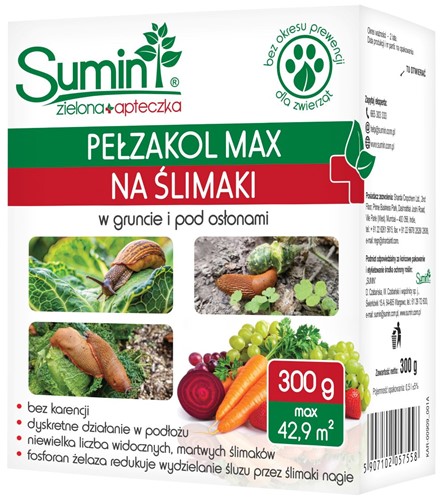 Pełzakol Max granulat na ślimaki 300 g Sumin