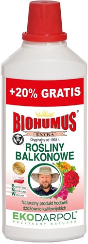 Biohumus Extra do roślin balkonowych 1 l + 20% gratis