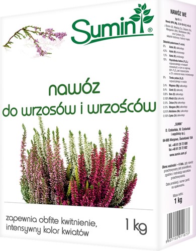 Nawóz do wrzosów i wrzośców 1 kg