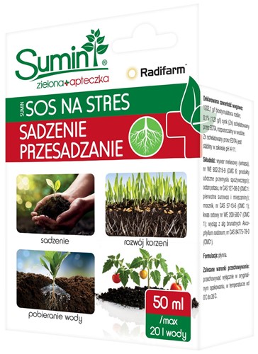 SOS na stres - sadzenie i przesadzanie - 50 ml Sumin