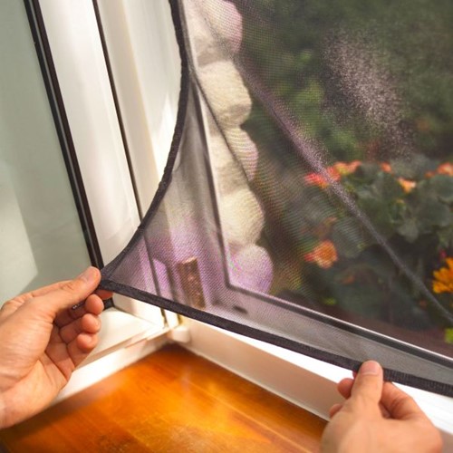 Moskitiera - siatka na okno przeciwko owadom 130 x 150 cm