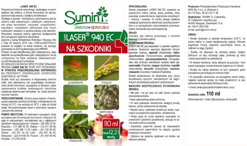 Laser 940 EC oprysk na szkodniki 110 ml Sumin