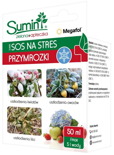 SOS na stres - oprysk ochronny na przymrozki - 50 ml Sumin