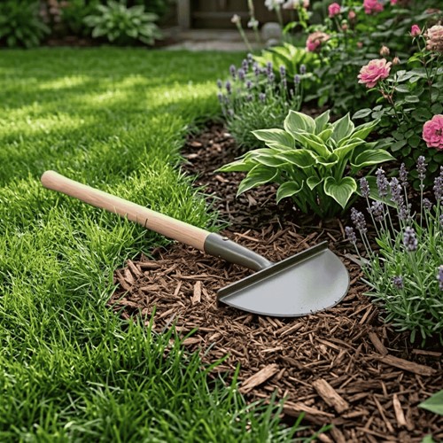 Nóż do darni hartowany z drewnianym trzonkiem Green Star