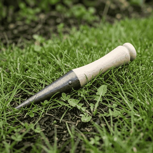 Pikownik do sadzenia z drewnianą rączką 22 cm Green Star