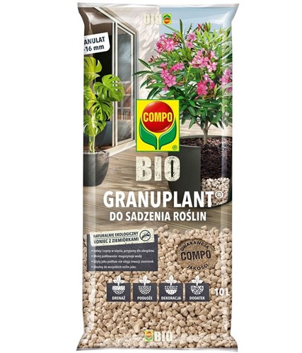 BIO Granuplant do sadzenia roślin 8-16 mm 10 l Compo