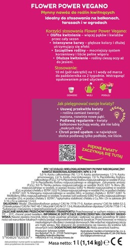 Nawóz w płynie do roślin kwitnących Vegano 5x1 l