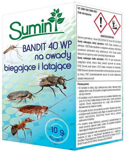 Bandit 40 WP oprysk na insekty 10 g Sumin