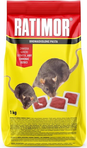 Ratimor - trutka  miękka na myszy i szczury 1 kg