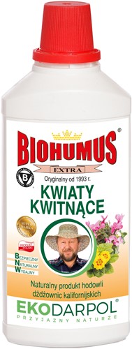 Biohumus Extra do kwiatów kwitnących 1 litr