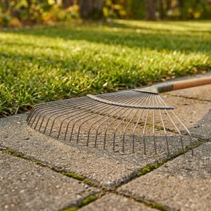 Grabie do liści wachlarzowe metalowe Green Star