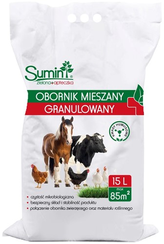 Obornik mieszany granulowany z kwasami humusowymi 15 l